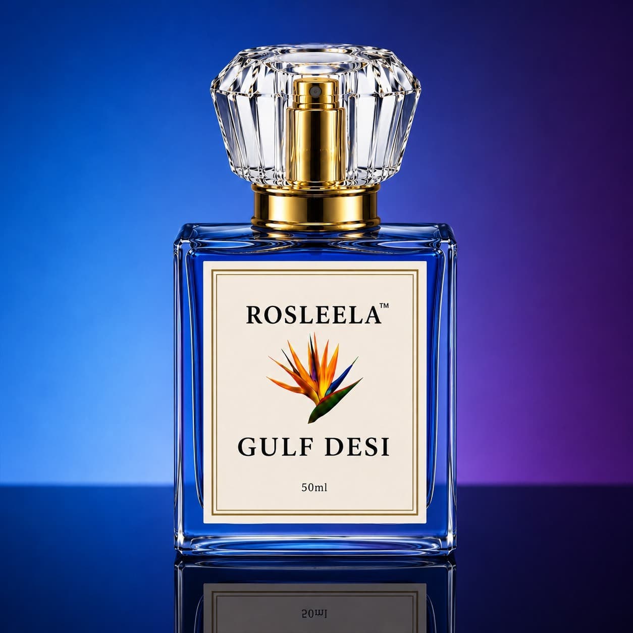 Gulf Desi Men's Perfume | Fresh Woody Citrus Aromatic Fragrance(50ml)