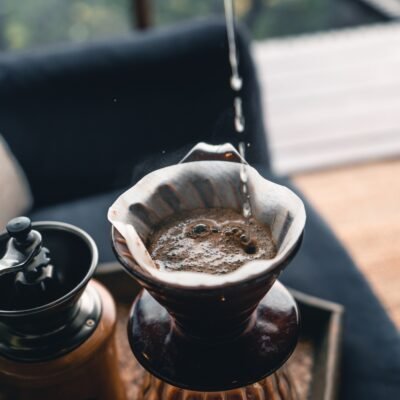 Coffee, coffee making and drip coffee in house