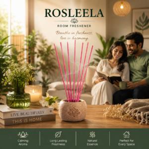 Rosleela Balsamic Woody Room Freshener Incense Sticks | frankincense |Loban agarbatti sticks