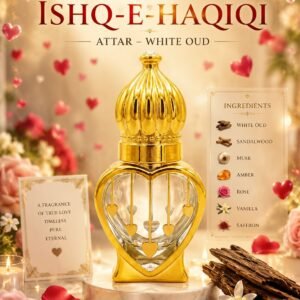 Ishq-e-Haqiqi Unisex Attar | Oud Agarwood, Woody White Oud